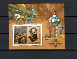 Hungary 1978 Space, Jules Verne S/s MNH - Europa