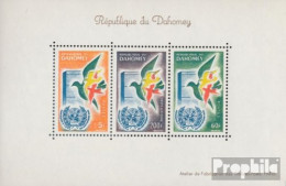 Dahomey Block2 (kompl.Ausg.) Postfrisch 1961 Aufnahme In Die UNO - Benin – Dahomey (1960-...)