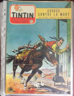 Tintin N° 43/1954 Couv. Follet " Course Contre La Mort " Western - - Tintin