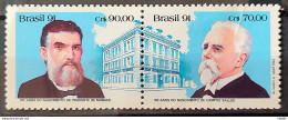 C 1763 Brazil Stamp President Campos Salles And Prudente De Morais 1991 Nao Mint - Ongebruikt