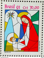 C 1765 Brazil Stamp Christmas Religion Jesus Our Lady 1991 - Nuevos