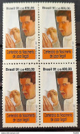 C 1761 Brazil Stamp 100 Years Painter Lasar Segall Art 1991 Block Of 4 - Nuevos