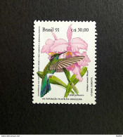 C 1755 Brazil Stamp Brapex Bird Hummingbird Orchid 1991 - Nuovi