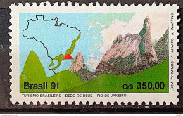 C 1743 Brazil Stamp Turismo Finger Of God Map 1991 - Ungebraucht