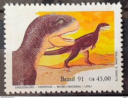 C 1739 Brazil Stamp National Museum Dinosaur Teropode 1991 - Unused Stamps