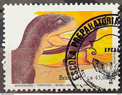 C 1739 Brazil Stamp National Museum Dinosaur Teropode 1991 Circulated 1 - Used Stamps