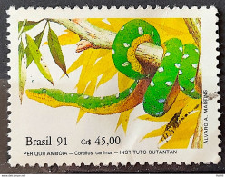 C 1738 Brazil Stamp Butantan Institute Snake Periquitamboia 1991 Circulated 3 - Usati