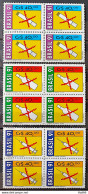 C 1730 Brazil Stamp Fighting Drug Health Cigarette Drugs 1991 Block Of 4 Block Of 4 - Unused Stamps