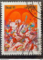 C 1724 Brazil Stamp Carnival Music School Of Samba Rio De Janeiro 1991 Circulated 4 - Usati