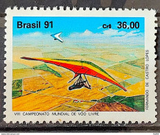 C 1726 Brazil Stamp Free Flight Asa Delta Sports Radical Governor Valadares Minas Gerais 1991 - Unused Stamps