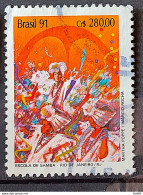 C 1724 Brazil Stamp Carnival Music School Of Samba Rio De Janeiro 1991 Circulated 3 - Usati