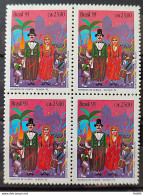 C 1722 Brazil Stamp Carnival Music Olinda Pernambuco 1991 Block Of 4 - Nuovi