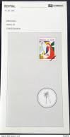 Brazil Brochure Edital 1991 27 Thanksgiven Day Religion Without Stamp - Briefe U. Dokumente