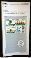 Brazil Brochure Edital 1991 08 Fight Cigarette Drugs In Seal - Storia Postale