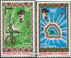 Senegal 444-445 (kompl.Ausg.) Postfrisch 1970 Charles De Gaulle - Senegal (1960-...)