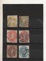 AUTRICHE   6 Timbres   1861   Y&T: 17 à 21   Oblitérés - Used Stamps