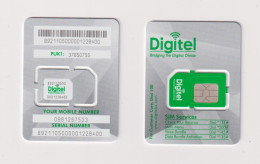 SOUTH SUDAN - Digitel Unused Chip SIM Phonecard - Soudan