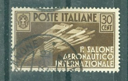 ITALIE - N°365 Oblitéré - 1°Salon Aéronautique International, à Milan. - Used