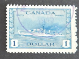 CANADA YT 218 OBLITÉRÉ "DESTROYER IROQUOIS" ANNÉES 1943/1948 - Used Stamps