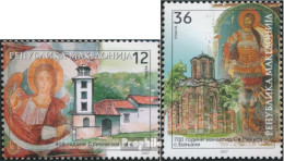 Makedonien 417-418 (kompl.Ausg.) Postfrisch 2007 Kloster Slivnik - Macedonië