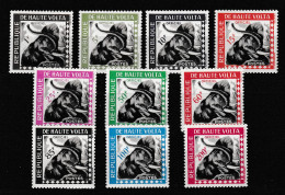 ALTO  VOLTA  1963  **  MNH  YVERT  1\10  OFICIAL  BUENOS - Alto Volta (1958-1984)