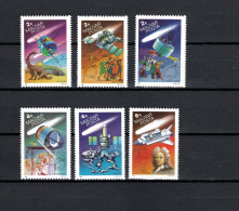 Hungary 1986 Space, Halley's Comet Set Of 6 MNH - Europa