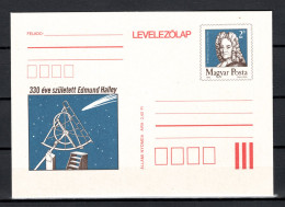 Hungary 1986 Space, Halley's Comet Commemorative Postcard - Europa