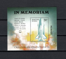Hungary 1986 Space, Challenger S/s MNH - Europa