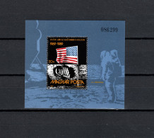 Hungary 1989 Space, 20th Anniversary Of Apollo 11 Moonlanding S/s MNH - Europe