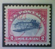 United States, Scott #4806a, Used(o), 2013, Inverted Jenny, Single, $2, Blue, Black, And Red - Gebruikt