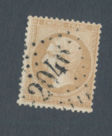 FRANCE - N° 21 OBLITERE AVEC GC 2046 LILLE - 1862 - COTE : 10€ - 1862 Napoléon III