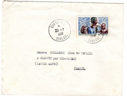 1961  CAD DAKAR  Envoyée à COL BAYARD 05 - Sénégal (1960-...)