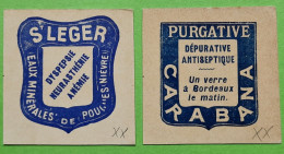 PORTE-TIMBRE France 1370 Et 1092 Yvert & Tellier 2010 - SAINT LEGER CARABANA - Fragment Imprimé Sans Timbre / COTE 70€ - Unclassified