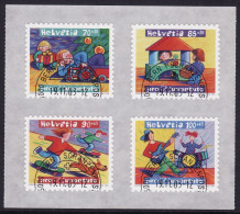 Schweiz: Pro Juventute Satz SBK-Nr. 369A-372A (Kinderrechte - Recht Auf Freizeit Und Spiel 2003) ET-gestempelt - Used Stamps