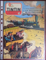 Tintin N° 34/1954 Couv. Graton " La Diligence De Faverstone " Western - Avion DC-6 - Kuifje