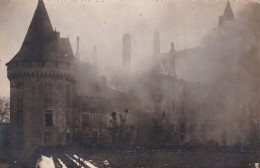 SULLY-SUR-LOIRE -45- CARTE-PHOTO - Incendie Du Château De Sully - 21-04-24 - Sully Sur Loire