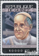 Guinea 10516 (kompl. Ausgabe) Postfrisch 2014 Papst Franziskus - Guinea (1958-...)