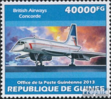 Guinea 10176 (kompl. Ausgabe) Postfrisch 2013 Concorde - Guinée (1958-...)