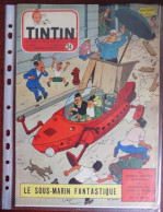 Tintin N° 24/1954 Couv. Bob De Moor " Professeur Tric " - Football équipe ' Diables Rouges ' - Tintin