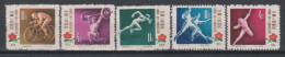 CHINA 1957 Cat.Michel #330-334 MNH** - Nuovi