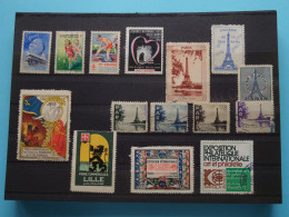 Lotje >> Sluitzegel Timbres-Vignettes Picture Stamp Verschlussmarken ( What You See Is What You Get ) France ! - Cachets Généralité