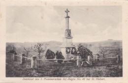 SAINT - HUBERT  -  METZ  -  (57)  -  CPA   -  MONUMENT  DE  LA  GUERRE  DE  1870. - Metz Campagne