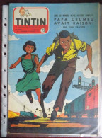 Tintin N° 23/1954 Couv. Graton " Papa Grumbo Avait Raison " - Locomotive CC-7121 - Tintin