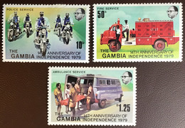 Gambia 1979 Independence Anniversary Emergency Services MNH - Gambie (1965-...)