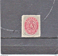 DANEMARK 1870 Yvert 18 Oblitéré, Cote : 13.50 Euros - Gebruikt