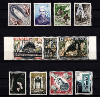 Monaco N° 492/502**, Superbe - Unused Stamps