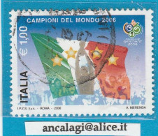 USATI ITALIA 2006 - Ref.1023 "ITALIA CAMPIONE DEL MONDO" 1 Val. - - 2001-10: Usados