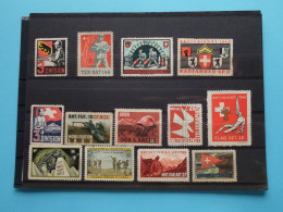 Lotje >> Sluitzegel Timbres-Vignettes Picture Stamp Verschlussmarken ( What You See Is What You Get ) La SUISSE ! - Algemene Zegels