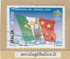 USATI ITALIA 2006 - Ref.1023E "ITALIA CAMPIONE DEL MONDO" 1 Val. - - 2001-10: Oblitérés