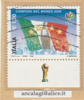 USATI ITALIA 2006 - Ref.1023A "ITALIA CAMPIONE DEL MONDO" 1 Val. Con Appendice - - 2001-10: Oblitérés